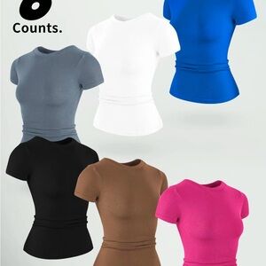 Women's Short Sleeve Tees - 6 Pack